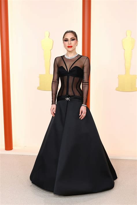 versace oscar 2023|gaga oscar dresses 2023.